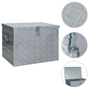 vidaXL Aluminiuml&aring;da 610x430x455 mm silver