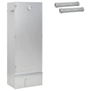 vidaXL R&ouml;ko 3 st 44,5 x 29 x 110 cm Galvaniserat st&aring;l Silver