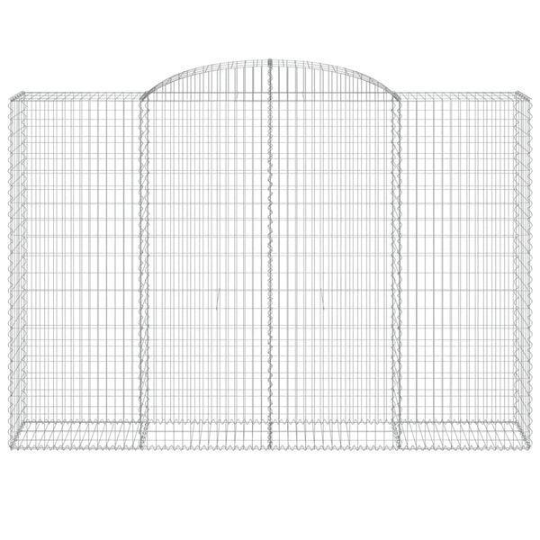 vidaXL Gabioner b&aring;gformade 5 st 300x50x200/220 cm galvaniserat j&auml;rn