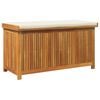 vidaXL Kuddl&aring;da utomhus 113x50x60,5 cm massivt tr&auml; akacia
