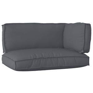 vidaXL Pallkuddset Oxford Tyg Antracit 120 x 80 x 52 cm