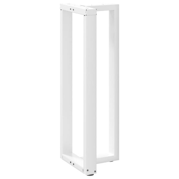 vidaXL Barbordsben T-formade 2 st vita 40x35x(110-111) cm st&aring;l