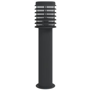 vidaXL Utomhusgolvlampa svart 60 cm rostfritt st&aring;l