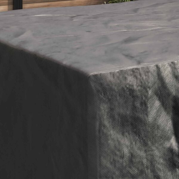 vidaXL M&ouml;bel&ouml;verdrag Enf&auml;rgad Svart 240 x 190 x 90 cm 210D