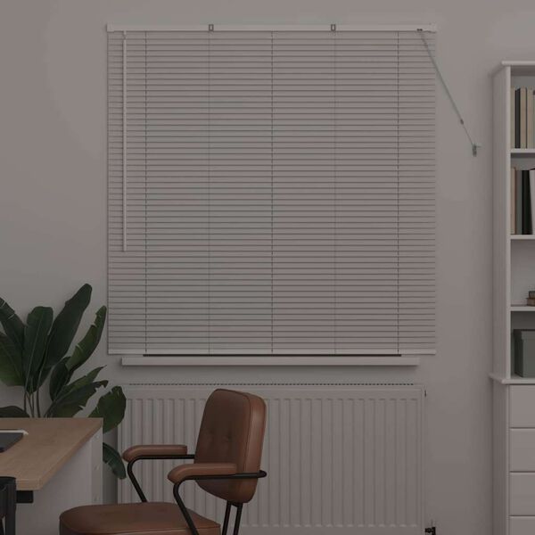 vidaXL Persienner Vit 130 x 135 cm Aluminium