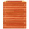 vidaXL Odlingslåda vaxbrun 110x40x49,5 cm massiv furu