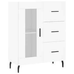 vidaXL Sk&aring;p vit 69,5x34x90 cm konstruerat tr&auml;