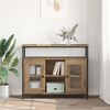 vidaXL Sideboard Artisan Ek 100 x 35 x 80 cm Konstruerat tr&auml;