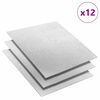 vidaXL Spegelmosaikplatta Geometriskt 12 pcs Silver 30 x 30 cm Glas