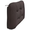 vidaXL Headboard Cushion "Hvar" Dark Brown 160 cm Fabric