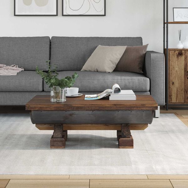 vidaXL Kaffeebord Naturf&auml;rg 90 x 50 x 35 cm tr&auml;