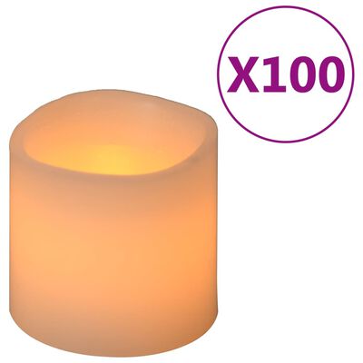 vidaXL Elektriska LED-ljus 100 st varmvit