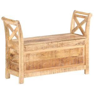 vidaXL Hallb&auml;nk 103x33x72 cm massivt mangotr&auml;