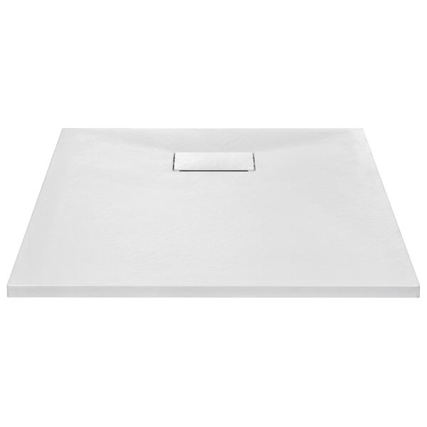 vidaXL Duschkar SMC vit 90x70 cm