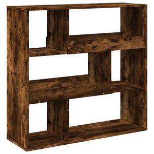 vidaXL Bokhylla/rumsavdelare r&ouml;kf&auml;rgad ek 100x33x94,5 cm