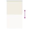 vidaXL Rullgardin m&ouml;rkl&auml;ggning naturvit 120x210 cm tygbredd 116,6 cm