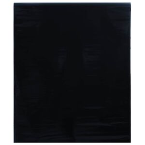 vidaXL F&ouml;nsterfilm statisk frostad frostad svart 45x500 cm PVC