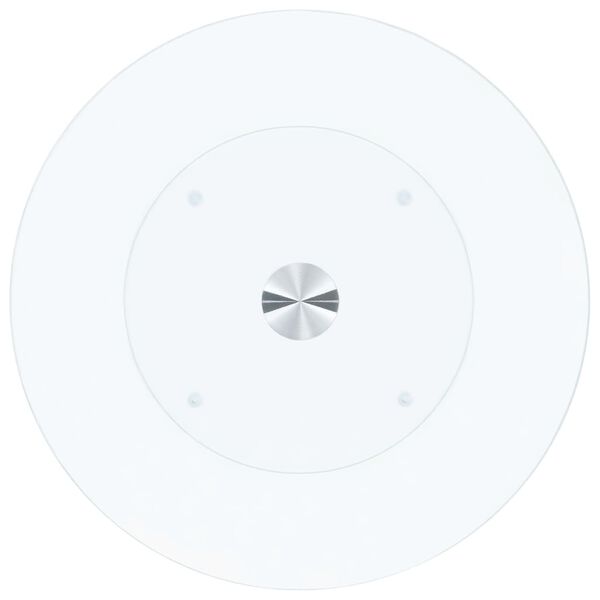 vidaXL Soffbord genomskinligt 40 cm härdat glas