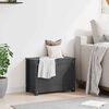 vidaXL Förvaringslåda grå 60x32x45,5 cm massiv furu