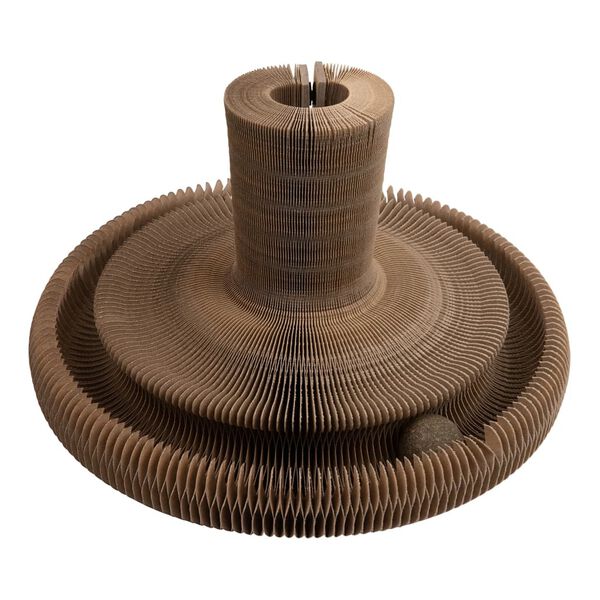 DISTRICT70 3-i-1 Hopf&auml;llbar kattb&auml;dd Maze papp