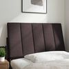 vidaXL Headboard Cushion "Hanko" Dark Brown 80 cm Fabric