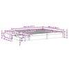 vidaXL Sängram utan madrass 180x200 cm massiv furu