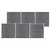 vidaXL Staketpanel WPC 1045x186 cm gr&aring;