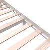 vidaXL Sängram vit massiv furu 180x200 cm