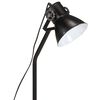 vidaXL Skrivbordslampa 25 W svart 17x17x60 cm E27