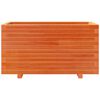 vidaXL Odlingsl&aring;da vaxbrun 90x40x49,5 cm massiv furu