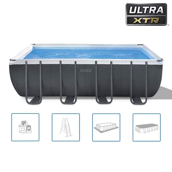Intex Pool Ultra XTR Frame rektangulär set 549x274x132 cm 26356GN