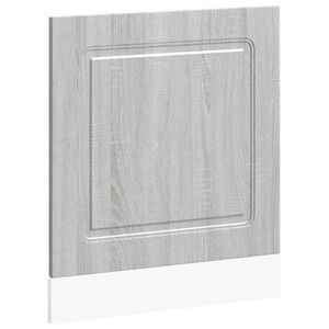 vidaXL Diskmaskinspanel Kalmar gr&aring; sonoma 60x1,5x57 cm konstruerat tr&auml;
