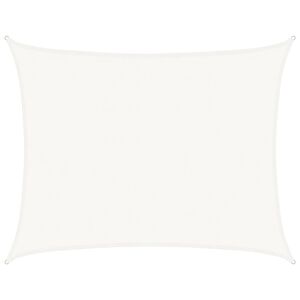 vidaXL Solsegel 160 g/m&sup2; vit 6x7 m HDPE