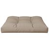 vidaXL Palldyna taupe 70x70x12 cm tyg
