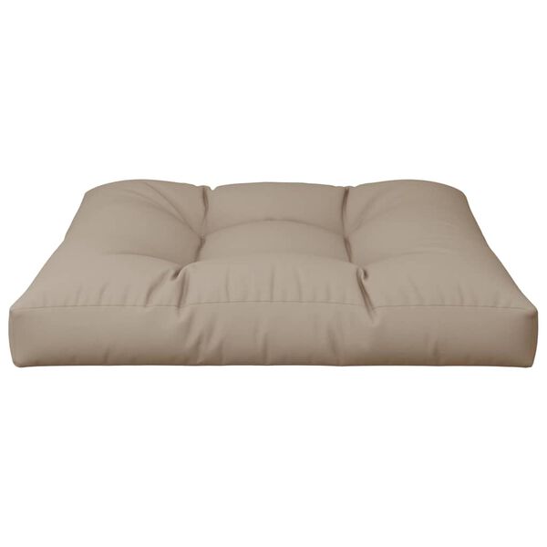 vidaXL Palldyna taupe 70x70x12 cm tyg