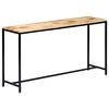 vidaXL Avlastningsbord 140x35x76 cm massivt grovt mangotr&auml;