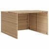 vidaXL Garage f&ouml;r robotgr&auml;sklippare beige 86x90x52/57 cm konstrotting