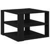 vidaXL Kaffeebord Svart Ek 58 x 58 x 40 cm Konstruerat tr&auml;