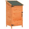 vidaXL Tr&auml;dg&aring;rdshus med tak Brun 59 x 56 x 113,5 cm Massivt Furu
