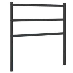 vidaXL Ers&auml;ttningsgavel metall svart 90 cm