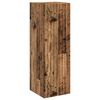 vidaXL V&auml;ggmonterat Badrumssk&aring;p Gammalt tr&auml; 33 x 34,5 x 100 cm