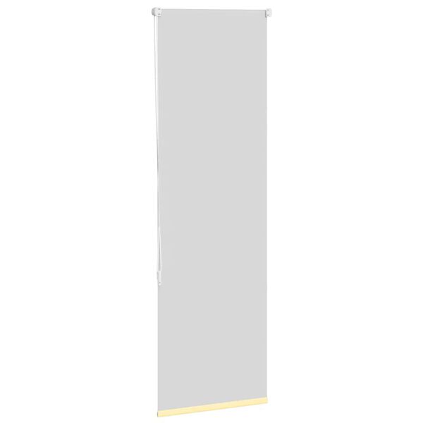 vidaXL Rullgardin m&ouml;rkl&auml;ggningsgul 45x175 cm tygbredd 40,7 cm