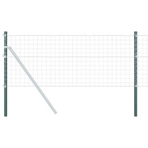 vidaXL St&auml;ngselstolpe 2 st Gr&ouml;n 50 cm Pulverlackerad st&aring;l