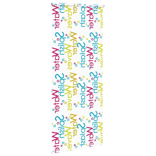 vidaXL Rullgardin f&ouml;r dusch 100x240 cm tyg bredd 96 cm