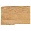 vidaXL Bordsskiva 60x40x3,8 cm levande kant massivt mangotr&auml;