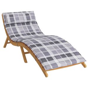 vidaXL Sols&auml;ngkudde Oxford Tyg Flerf&auml;rgsdesign 180 x 60 x 4 cm