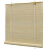 vidaXL Rullgardin bambu 140x220 cm naturlig
