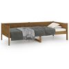 vidaXL Dagb&auml;dd honungsbrun 90x200 cm massiv furu