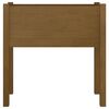 vidaXL Odlingslådor 2 st honungsbrun 70x31x70 cm massiv furu