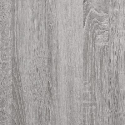 vidaXL Skobänk grå sonoma 102x32x50 cm konstruerat trä